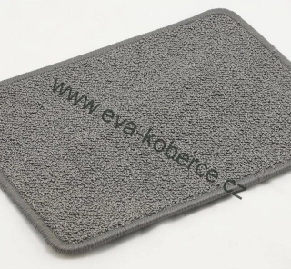 Smyčkový koberec metráž AURA 96 tmavé šedá