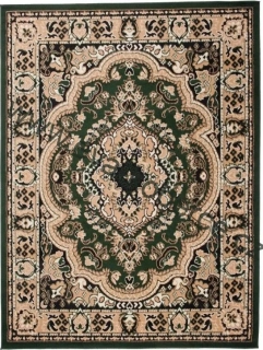 Kusový koberec a běhoun BCF E951A zelený