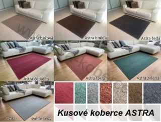 Kusový koberec ASTRA v 7 barvách