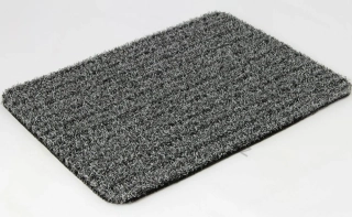 Čistící zóna-rohož metráž Style šedá - stříbrná šíře 1m