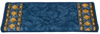 Protiskluzný nášlap na schody CHS25 modrý obdélník 77 x 24cm +3cm ohyb