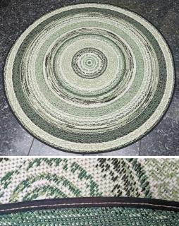 Kulatý buklé koberec Star 19621-392 kruh 120cm