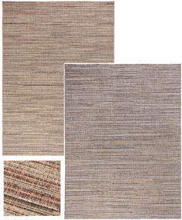 Kusové koberce Buklé KV-22A béžové a hnědé
