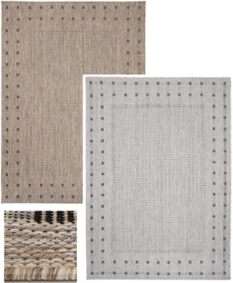 Kusové koberce Buklé KE-63A hnědé a šedé