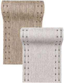 Kobercové běhouny Buklé KE-63A hnědé a šedé