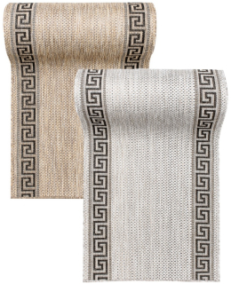 Kobercové běhouny Buklé KF-91A hnědé a šedé