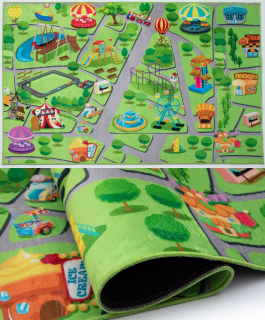 Dětský kusový koberec Zábavní park
