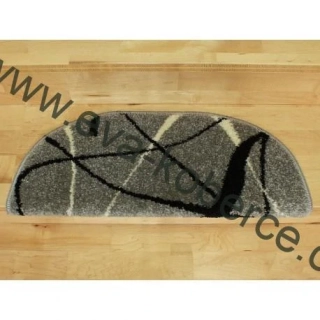 Nášlap na schody Friese CHC25 šedý 77 x 24cm půlkruhový