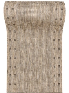 Kobercové běhouny Buklé KE-63A hnědé šíře 80cm