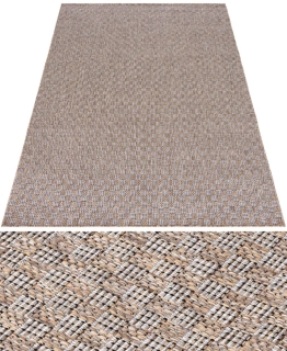 Kusové koberce Buklé KM-26A hnědé rozměr 160 x 230cm