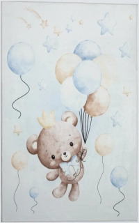 Dětské kusové koberce Medvídek s balónky r. 160 x 230cm