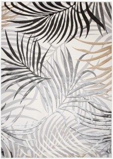 Kusový koberec Shiny Gold Tropic 44G stříbrný r. 140 x 200cm