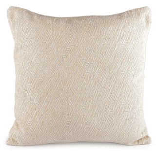 Luxusní strukturovaný povlak na polštář 45 x 45 cm – krémový set 2ks