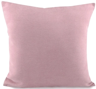 Oboustranný povlak na polštář s jemným vzorem 45 x 45cm starorůžový