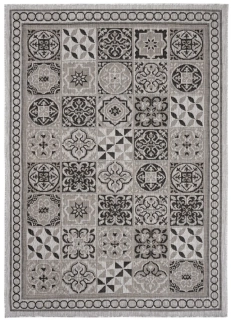 Kusové koberce Buklé KF-87A šedé v rozměru 80 x 150cm