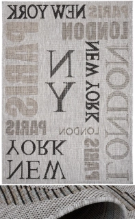 Kusové koberce Buklé KH-79A New York šedé 120 x 170cm