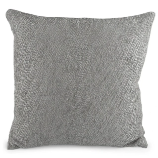 Luxusní strukturovaný povlak na polštář 45 x 45 cm – šedý set 2ks