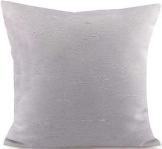Oboustranný povlak na polštář s jemným vzorem 45 x 45cm světle šedý 2ks
