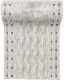 Kobercové běhouny Buklé KE-63A šedé šíře 80cm