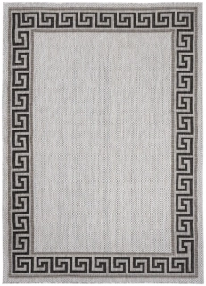 Kusové koberce Buklé KF-91A šedé rozměr 80 x 200cm