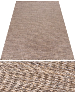 Kusové koberce Buklé 6365A hnědé rozměr 120 x 170cm