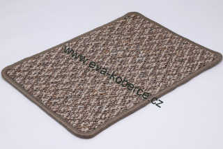 Smyčkový koberec metráž Bonanza 118 hnědá