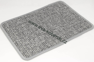 Smyčkový koberec metrážový Durban 93 světle šedý