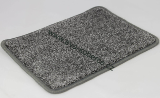 Velurový koberec metráž Elegance šedý melír