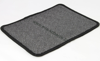 Velurový koberec v metráži Endurance tmavě šedý