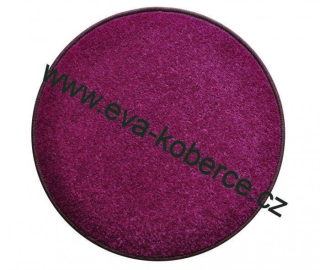 Kusový koberec Eton KRUH fialový