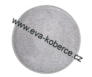 Kusový koberec Eton KRUH šedý