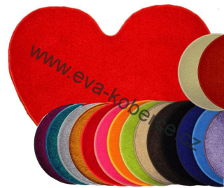 Koberec Eton SRDCE všechny barvy