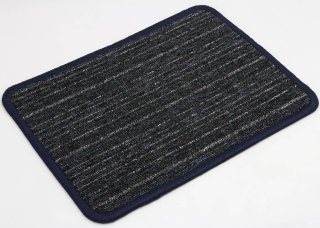 Zátěžový koberec Falcon stripe 578 černo modrýý