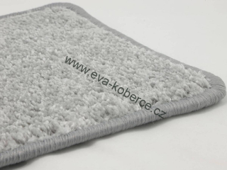 Velurový koberec metrážny Florida 91 světle šedé