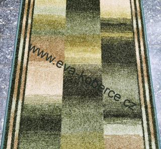 Koberec Běhoun Ikat 29 zelený