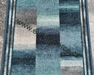 Kobercový běhoun Ikat 75 modrý