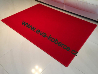 Kusový koberec Eton Červený Obdélník