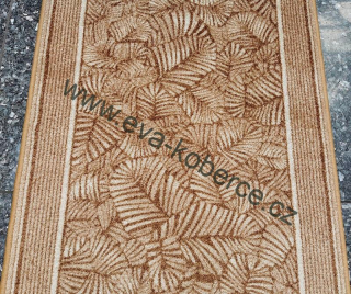 Velurový běhoun Maribo 33 béžový