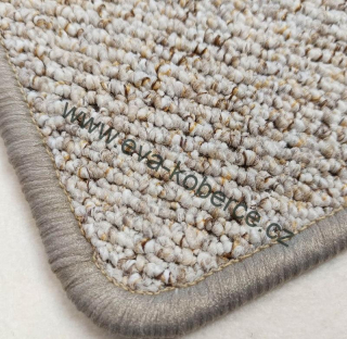 Koberce v metráži Mistral 2311 světlý šedo krémový