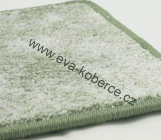 Velurový koberec metráž Moods 24 zelený