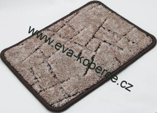 Bytový koberec metráž Nicosia 44 hnědý DOPRODEJ