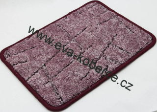 Bytový koberec metráž Nicosia 84 fialový DOPRODEJ