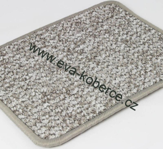 Moderní metrážové koberce Ohio 8122 světle šedé