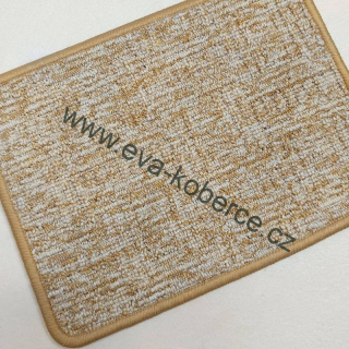 Metrážové koberce Olympic krémový se žlutým odstínem