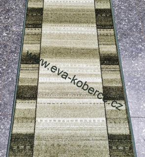 FRIZÉ protiskluzný běhoun Peru 24 zelený