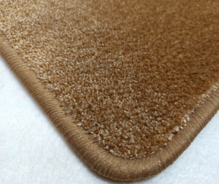 Velurový metrážní koberec Sense 338 hnědý