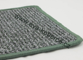 Bytový smyčkový koberec Titan 1446 zelený