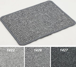 Bytové smyčkové koberce Titan šedé barvy