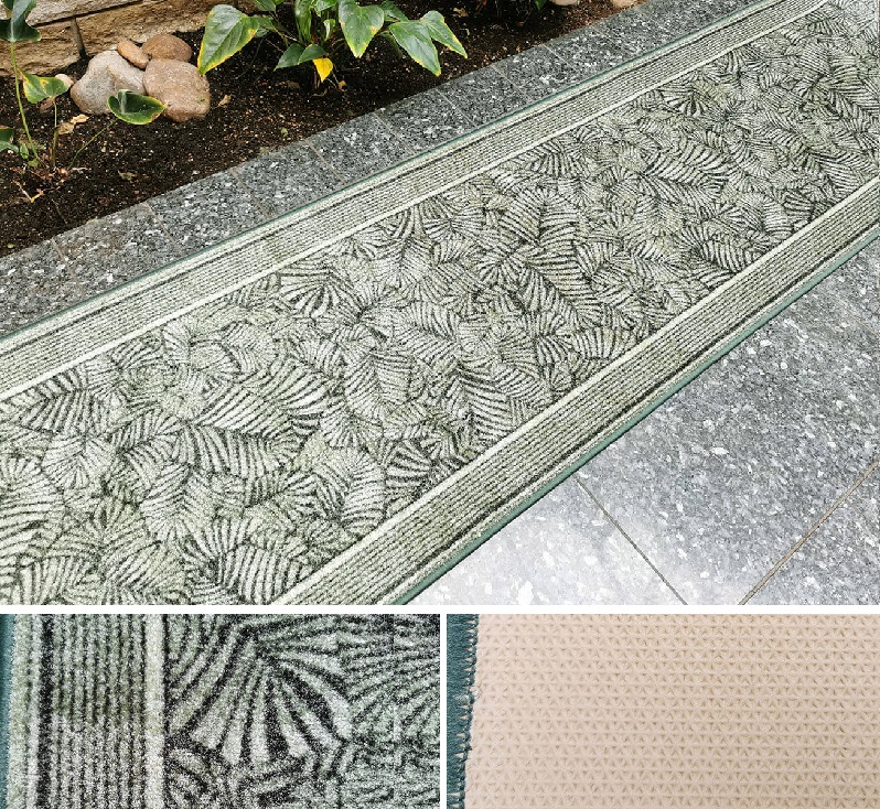 Velurový běhoun Maribo 84 cihlový