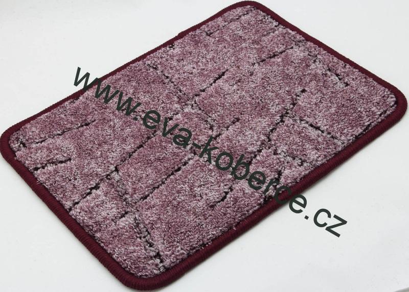 Bytový koberec metráž Nicosia 44 hnědý DOPRODEJ